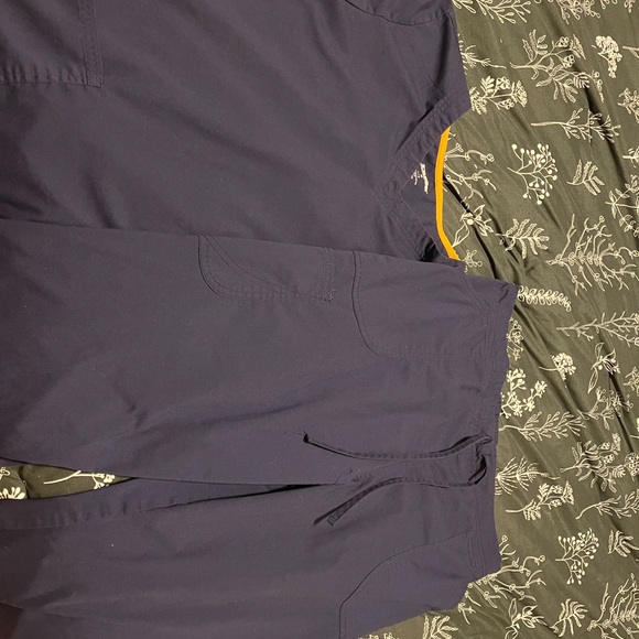 Women's Navy Scrub Set - Picture 1 of 4